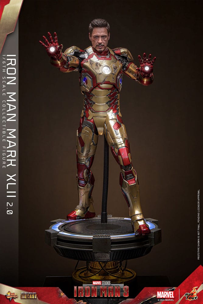 HOTO TOYS - Iron Man 3 Movie Masterpiece Diecast Action Figure 1/6 Iron Man Mark XLII