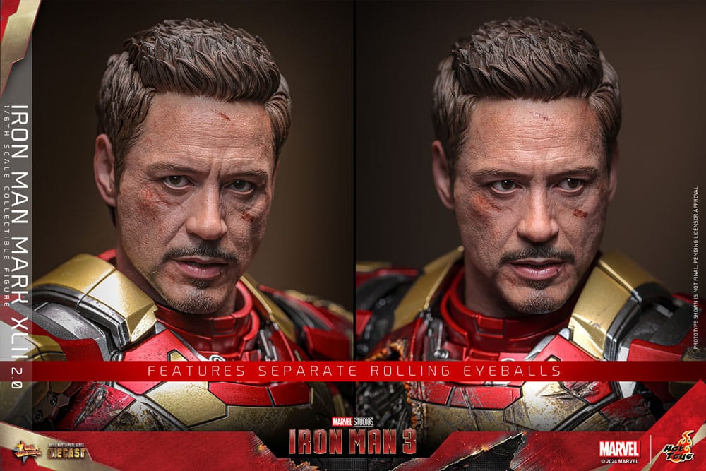 HOTO TOYS - Iron Man 3 Movie Masterpiece Diecast Action Figure 1/6 Iron Man Mark XLII