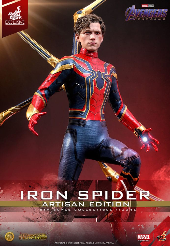 HOT TOYS - Avengers: Endgame Movie Masterpiece Action Figure 1/6 Iron Spider Artisan Edition