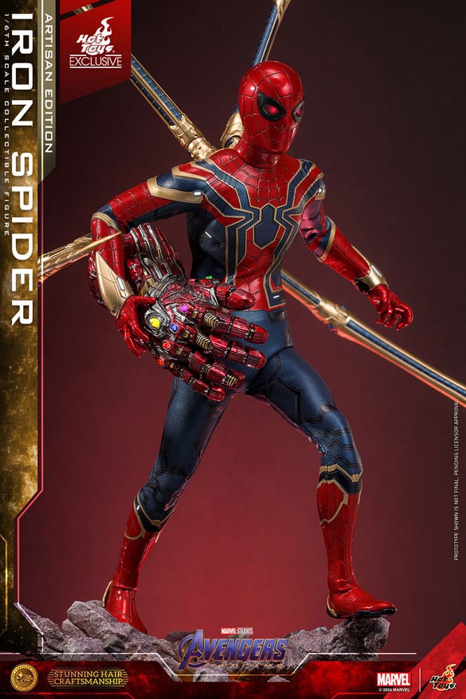 HOT TOYS - Avengers: Endgame Movie Masterpiece Action Figure 1/6 Iron Spider Artisan Edition