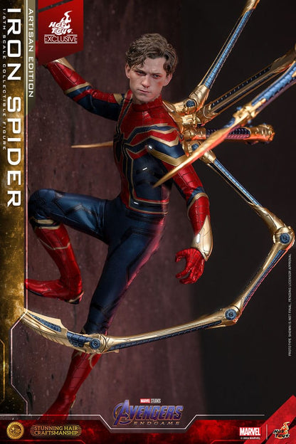 HOT TOYS - Avengers: Endgame Movie Masterpiece Action Figure 1/6 Iron Spider Artisan Edition