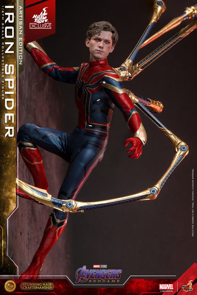 HOT TOYS - Avengers: Endgame Movie Masterpiece Action Figure 1/6 Iron Spider Artisan Edition