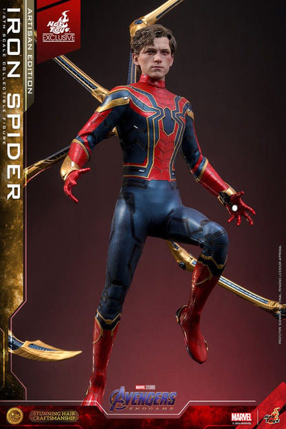 HOT TOYS - Avengers: Endgame Movie Masterpiece Action Figure 1/6 Iron Spider Artisan Edition