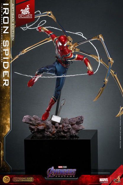 HOT TOYS - Avengers: Endgame Movie Masterpiece Action Figure 1/6 Iron Spider Artisan Edition