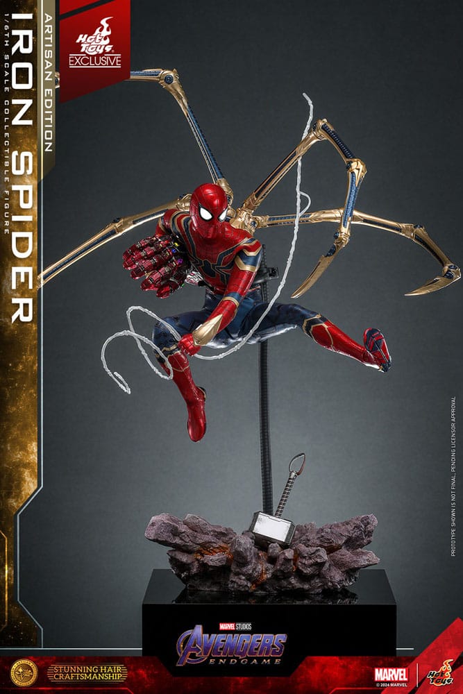 HOT TOYS - Avengers: Endgame Movie Masterpiece Action Figure 1/6 Iron Spider Artisan Edition