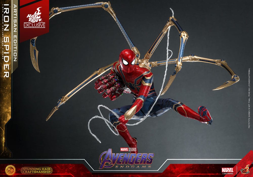 HOT TOYS - Avengers: Endgame Movie Masterpiece Action Figure 1/6 Iron Spider Artisan Edition