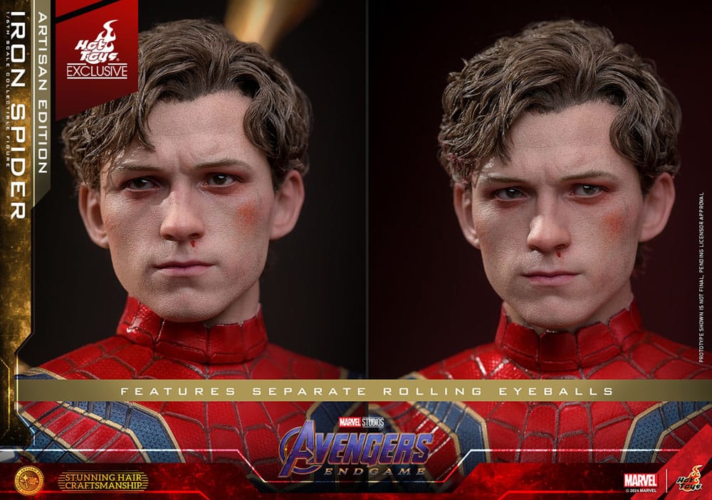 HOT TOYS - Avengers: Endgame Movie Masterpiece Action Figure 1/6 Iron Spider Artisan Edition