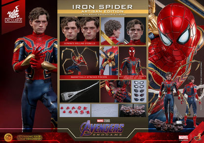 HOT TOYS - Avengers: Endgame Movie Masterpiece Action Figure 1/6 Iron Spider Artisan Edition