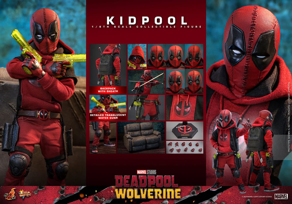 HOT TOYS - Deadpool & Wolverine Movie Masterpiece Action Figure 1/6 Kidpool