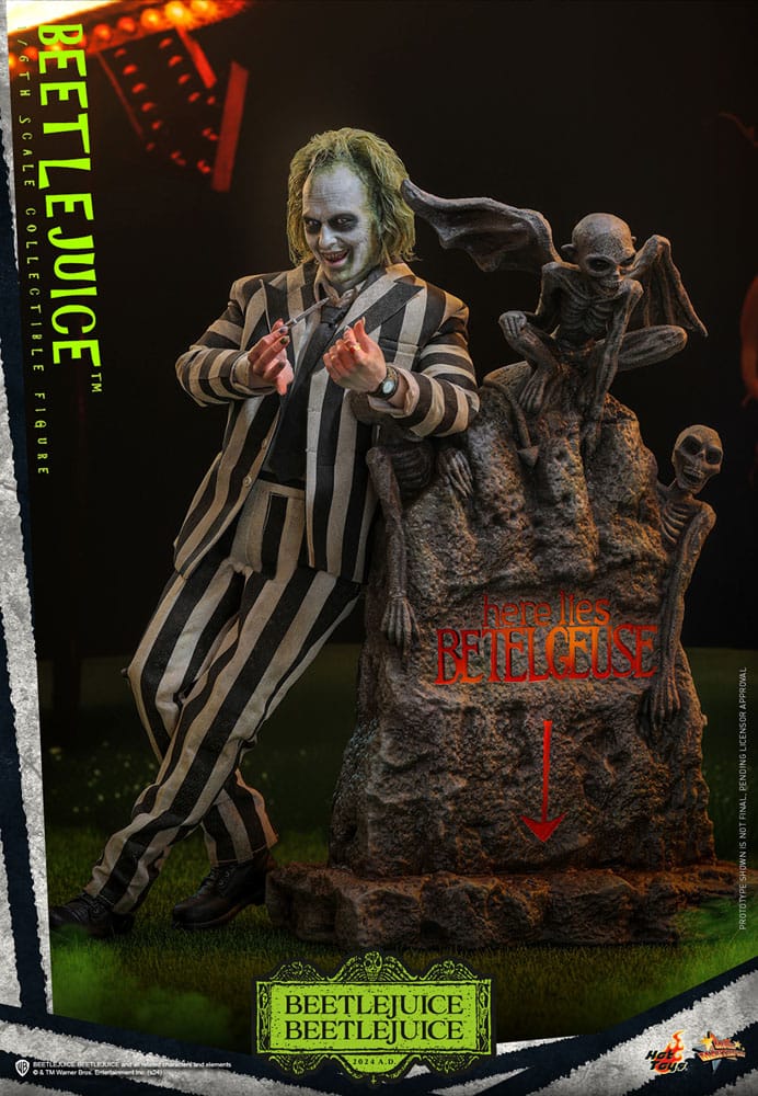 HOT TOYS - Beetlejuice Beetlejuice Movie Masterpiece Action Figure 1/6 Beetlejuice