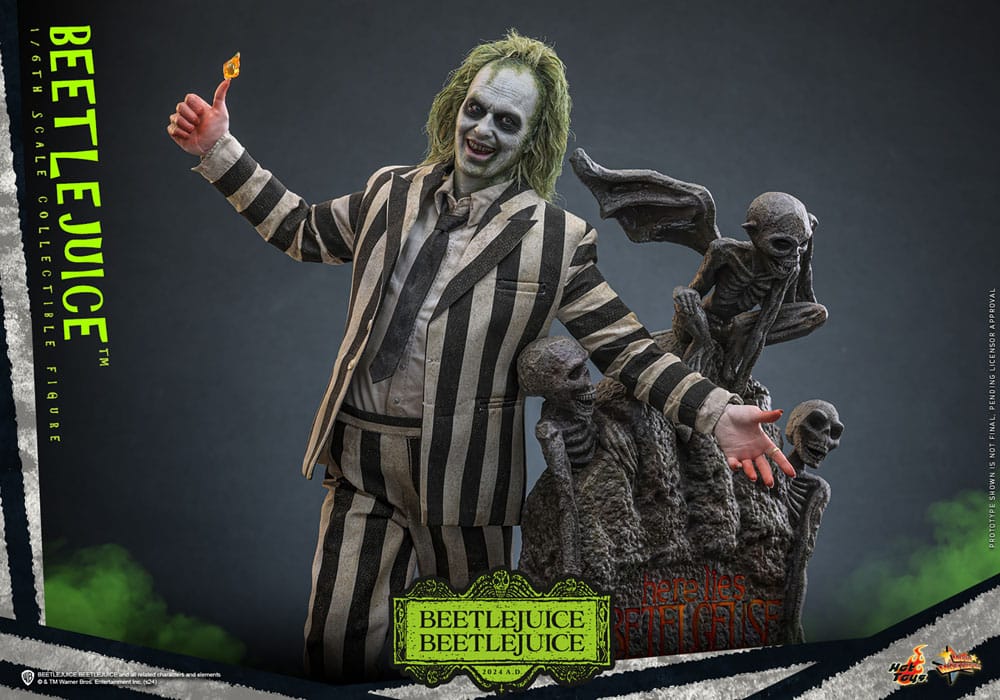 HOT TOYS - Beetlejuice Beetlejuice Movie Masterpiece Action Figure 1/6 Beetlejuice