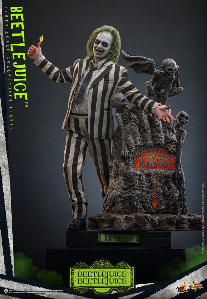 HOT TOYS - Beetlejuice Beetlejuice Movie Masterpiece Action Figure 1/6 Beetlejuice