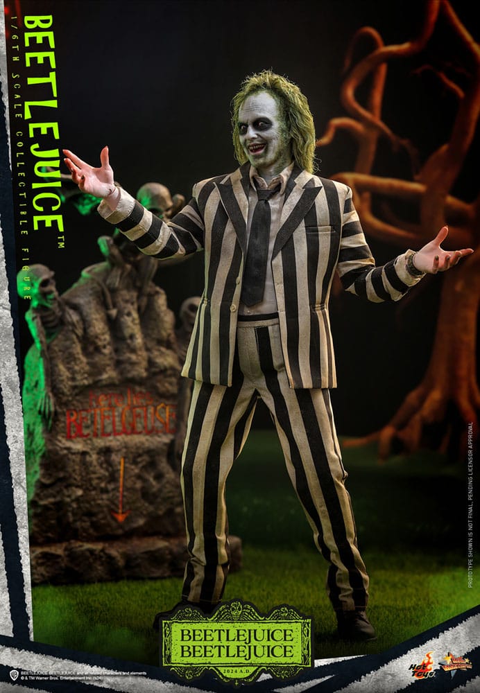 HOT TOYS - Beetlejuice Beetlejuice Movie Masterpiece Action Figure 1/6 Beetlejuice