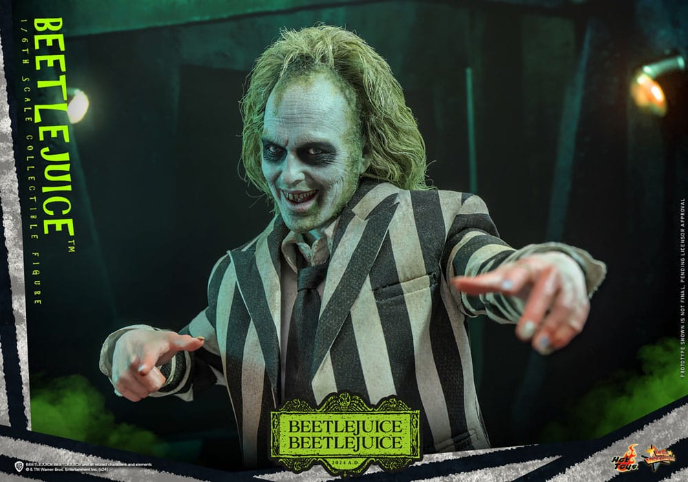 HOT TOYS - Beetlejuice Beetlejuice Movie Masterpiece Action Figure 1/6 Beetlejuice