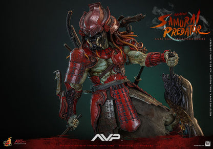 HOT TOYS - Alien vs. Predator Artist Collection Action Figure 1/6 Akaoni Samurai Predator