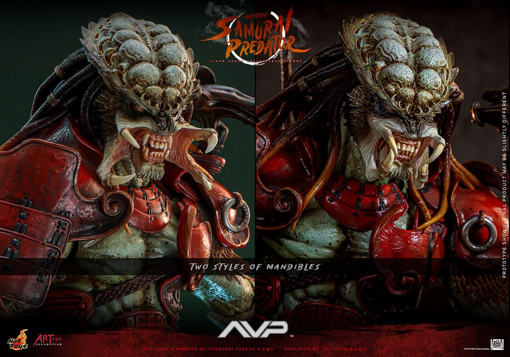 HOT TOYS - Alien vs. Predator Artist Collection Action Figure 1/6 Akaoni Samurai Predator