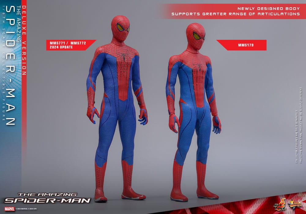 HOT TOYS - The Amazing Spider-Man Movie Masterpiece Action Figure 1/6 Spider-Man (Deluxe Version)