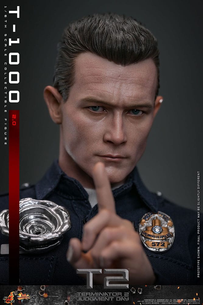 HOT TOYS - Terminator 2 Movie Masterpiece Action Figure 1/6 T-1000 (2.0)