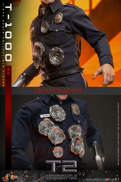 HOT TOYS - Terminator 2 Movie Masterpiece Action Figure 1/6 T-1000 (2.0)