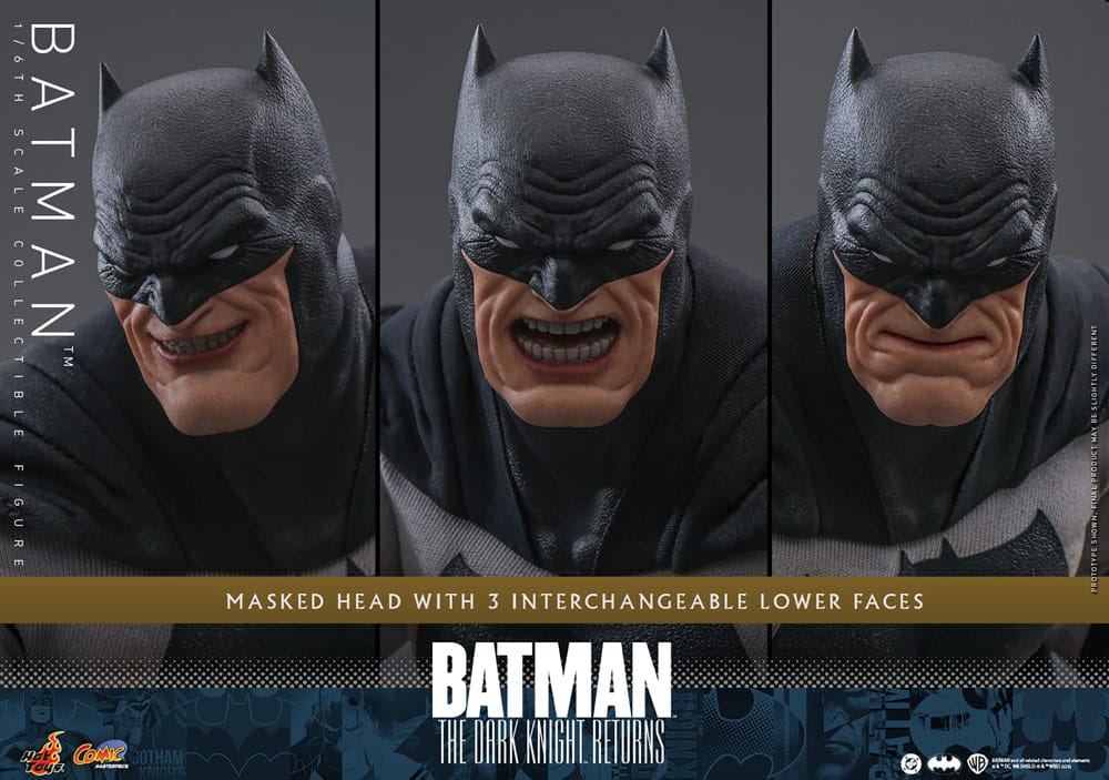 HOT TOYS - Batman: The Dark Knight Returns Comic Masterpiece Action Figure 1/6 Batman