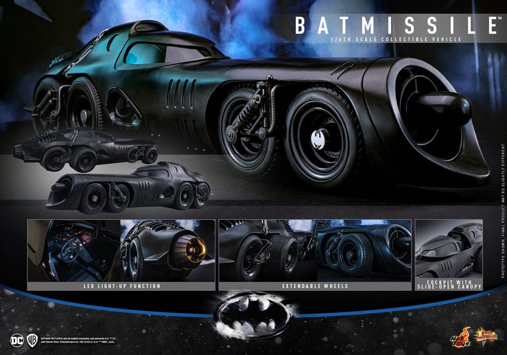 HOT TOYS - Batman Returns Movie Masterpiece Vehicle 1/6 Batmissile