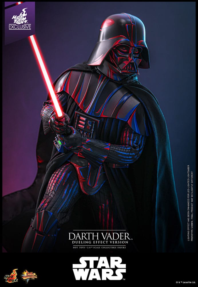 HOT TOYS - Star Wars Movie Masterpiece Action Figure 1/6 Darth Vader (Dueling Effect Version) Hot Toys Exclusive   MMS777