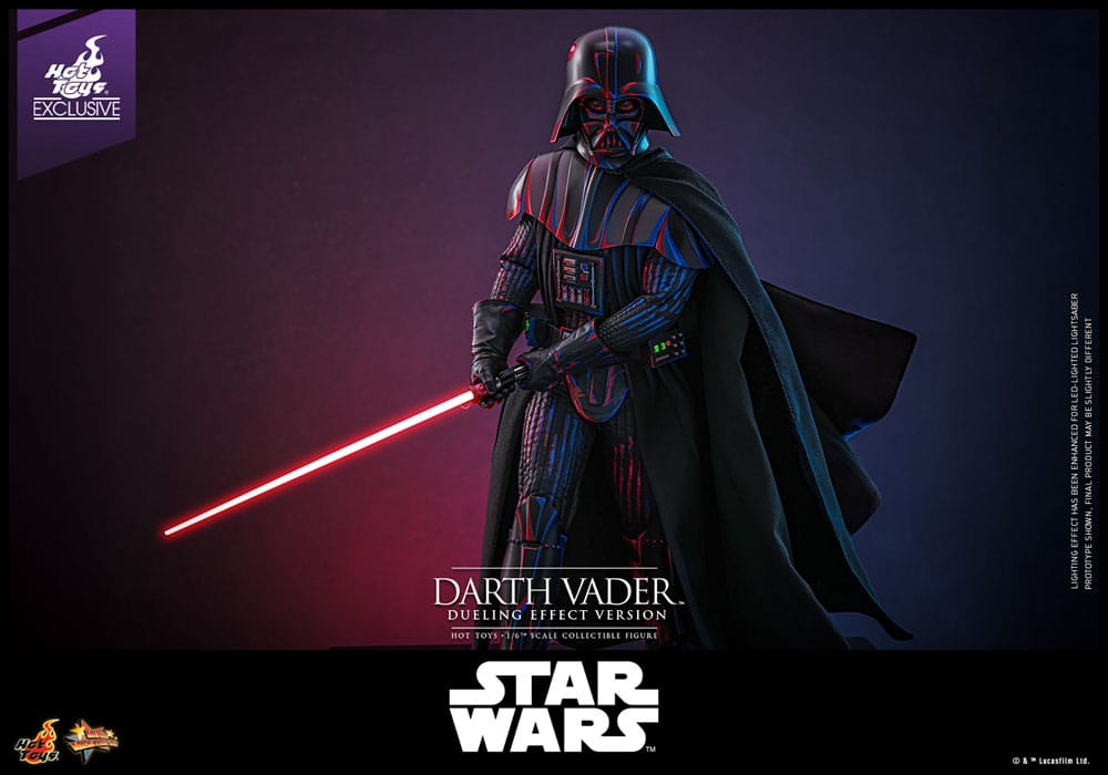 HOT TOYS - Star Wars Movie Masterpiece Action Figure 1/6 Darth Vader (Dueling Effect Version) Hot Toys Exclusive   MMS777