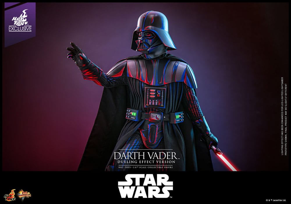 HOT TOYS - Star Wars Movie Masterpiece Action Figure 1/6 Darth Vader (Dueling Effect Version) Hot Toys Exclusive   MMS777