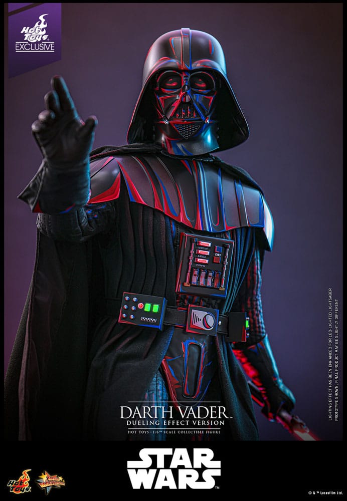 HOT TOYS - Star Wars Movie Masterpiece Action Figure 1/6 Darth Vader (Dueling Effect Version) Hot Toys Exclusive   MMS777