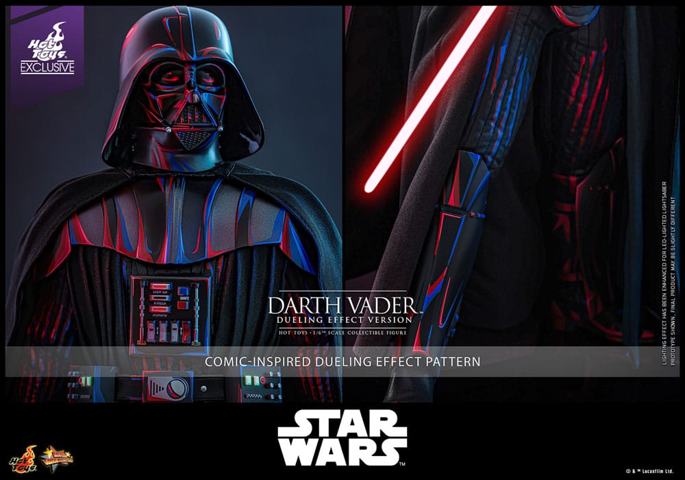 HOT TOYS - Star Wars Movie Masterpiece Action Figure 1/6 Darth Vader (Dueling Effect Version) Hot Toys Exclusive   MMS777