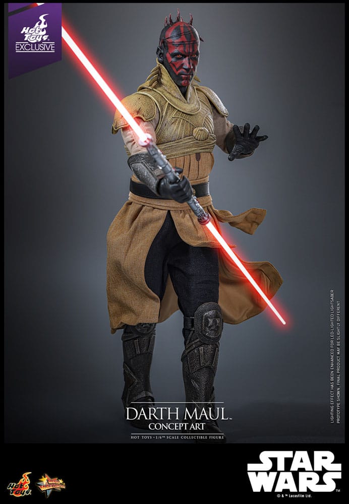 HOT TOYS - Star Wars Movie Masterpiece Action Figure 1/6 Darth Maul (Concept Art) Hot Toys Exclusive MMS778