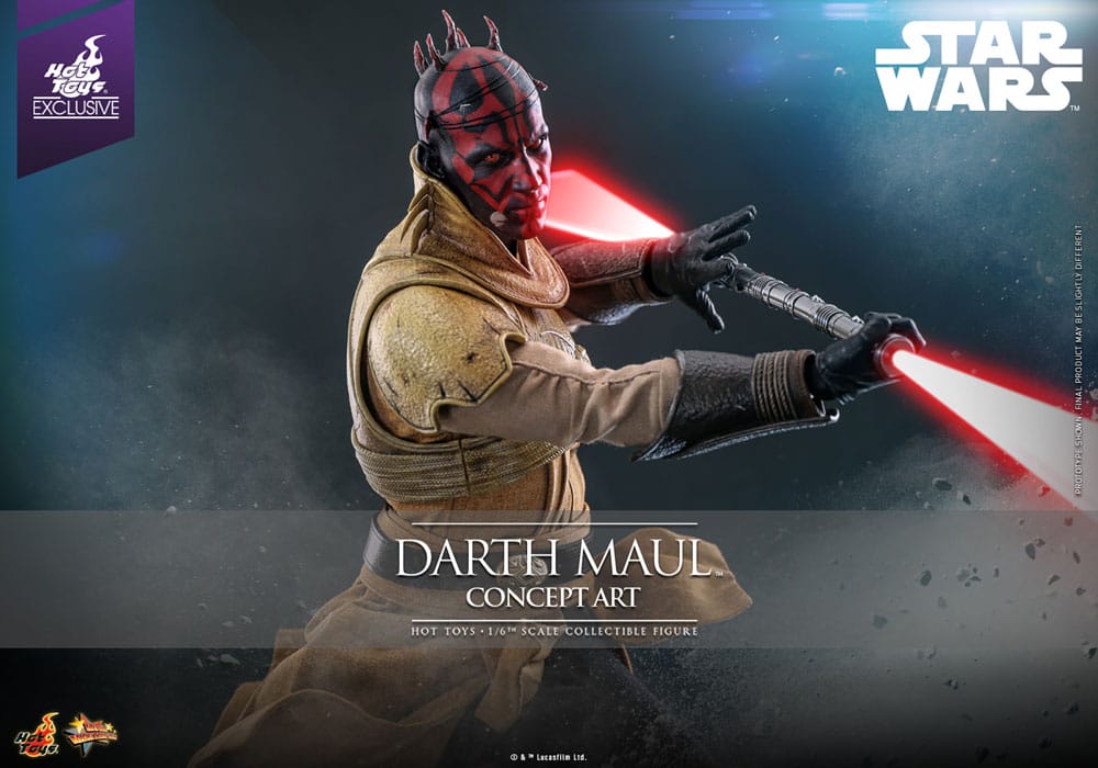 HOT TOYS - Star Wars Movie Masterpiece Action Figure 1/6 Darth Maul (Concept Art) Hot Toys Exclusive MMS778
