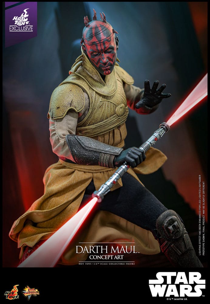 HOT TOYS - Star Wars Movie Masterpiece Action Figure 1/6 Darth Maul (Concept Art) Hot Toys Exclusive MMS778