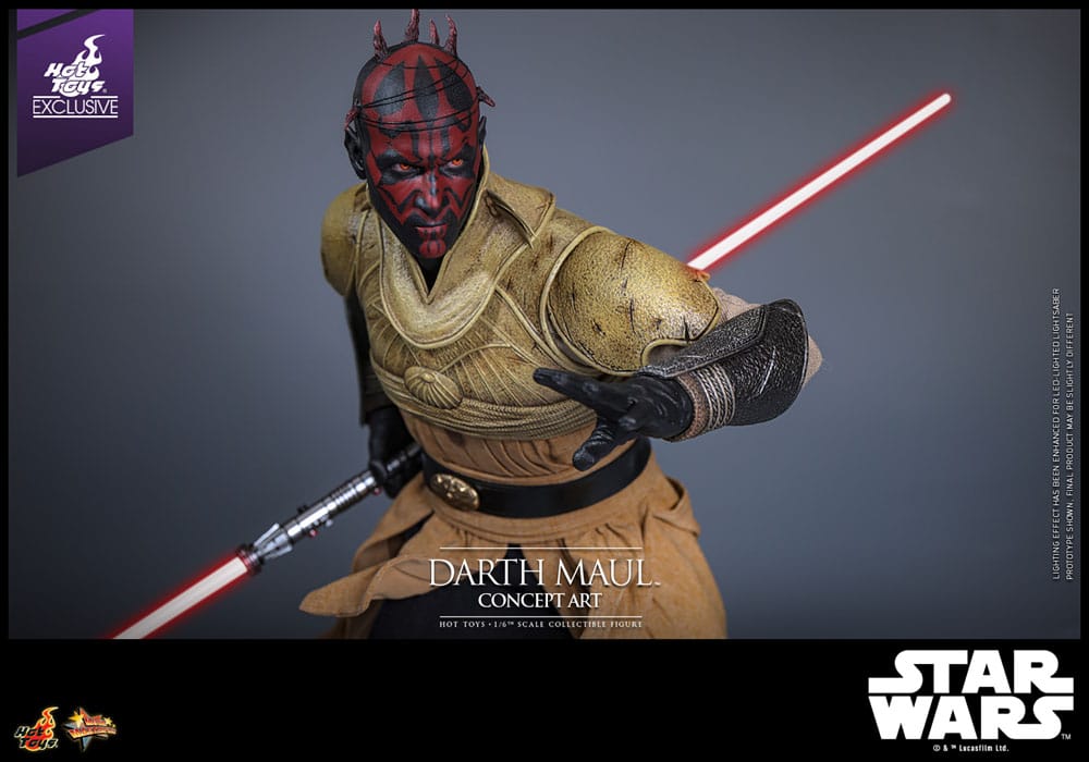 HOT TOYS - Star Wars Movie Masterpiece Action Figure 1/6 Darth Maul (Concept Art) Hot Toys Exclusive MMS778