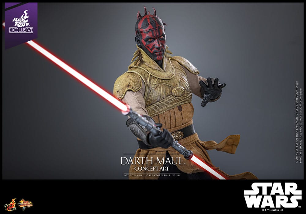 HOT TOYS - Star Wars Movie Masterpiece Action Figure 1/6 Darth Maul (Concept Art) Hot Toys Exclusive MMS778