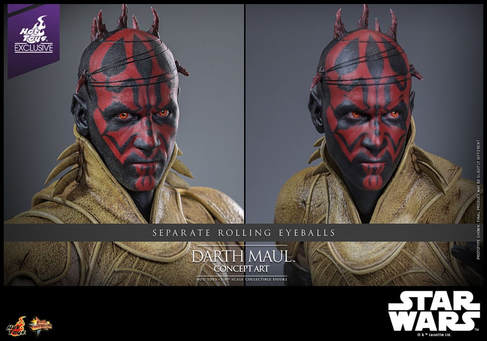 HOT TOYS - Star Wars Movie Masterpiece Action Figure 1/6 Darth Maul (Concept Art) Hot Toys Exclusive MMS778