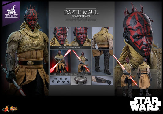 HOT TOYS - Star Wars Movie Masterpiece Action Figure 1/6 Darth Maul (Concept Art) Hot Toys Exclusive MMS778