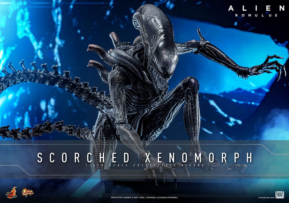 HOT TOYS - Alien: Romulus Movie Masterpiece Action Figure 1/6 Scorched Xenomorph