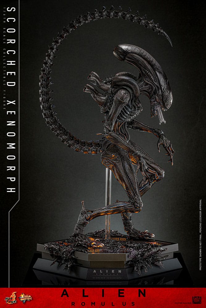 HOT TOYS - Alien: Romulus Movie Masterpiece Action Figure 1/6 Scorched Xenomorph