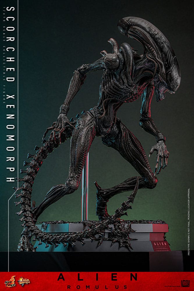 HOT TOYS - Alien: Romulus Movie Masterpiece Action Figure 1/6 Scorched Xenomorph