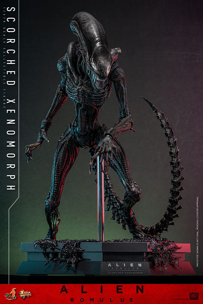 HOT TOYS - Alien: Romulus Movie Masterpiece Action Figure 1/6 Scorched Xenomorph