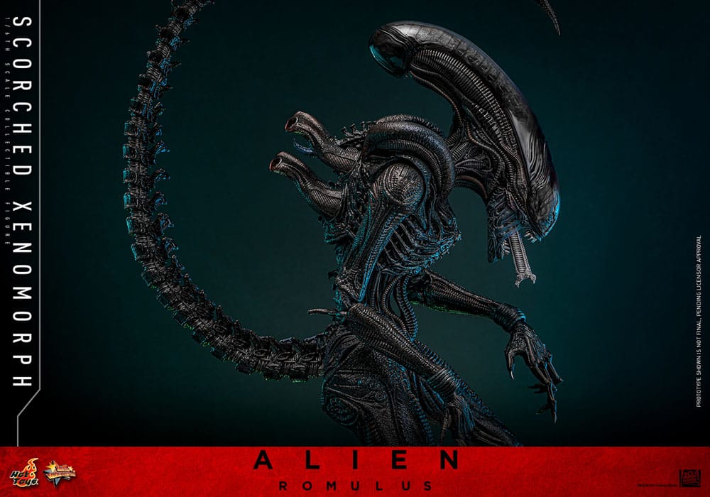 HOT TOYS - Alien: Romulus Movie Masterpiece Action Figure 1/6 Scorched Xenomorph