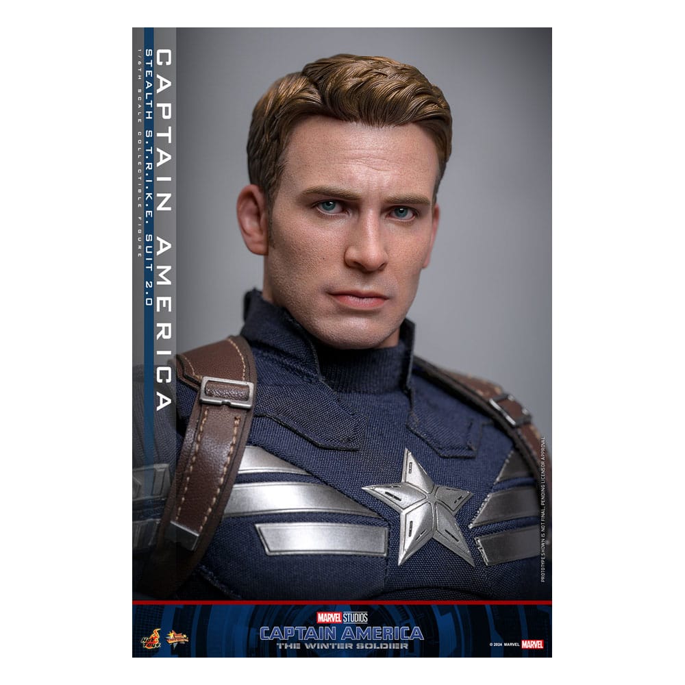 HOT TOYS - Captain America: The Winter Soldier Movie Masterpiece Action Figure 1/6 Captain America (Stealth S.T.R.I.K.E. Suit