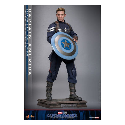 HOT TOYS - Captain America: The Winter Soldier Movie Masterpiece Action Figure 1/6 Captain America (Stealth S.T.R.I.K.E. Suit