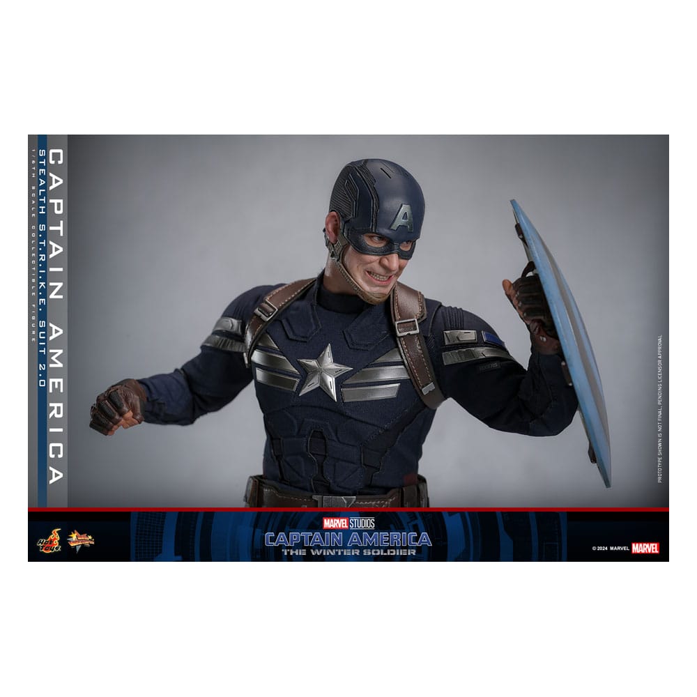 HOT TOYS - Captain America: The Winter Soldier Movie Masterpiece Action Figure 1/6 Captain America (Stealth S.T.R.I.K.E. Suit