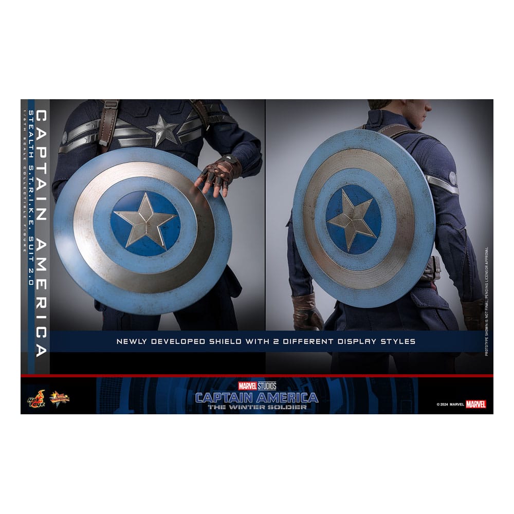 HOT TOYS - Captain America: The Winter Soldier Movie Masterpiece Action Figure 1/6 Captain America (Stealth S.T.R.I.K.E. Suit