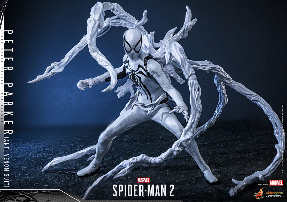 HOT TOYS - Spider-Man 2 Video Game Masterpiece Action Figure 1/6 Peter Parker (Anti-Venom Suit)