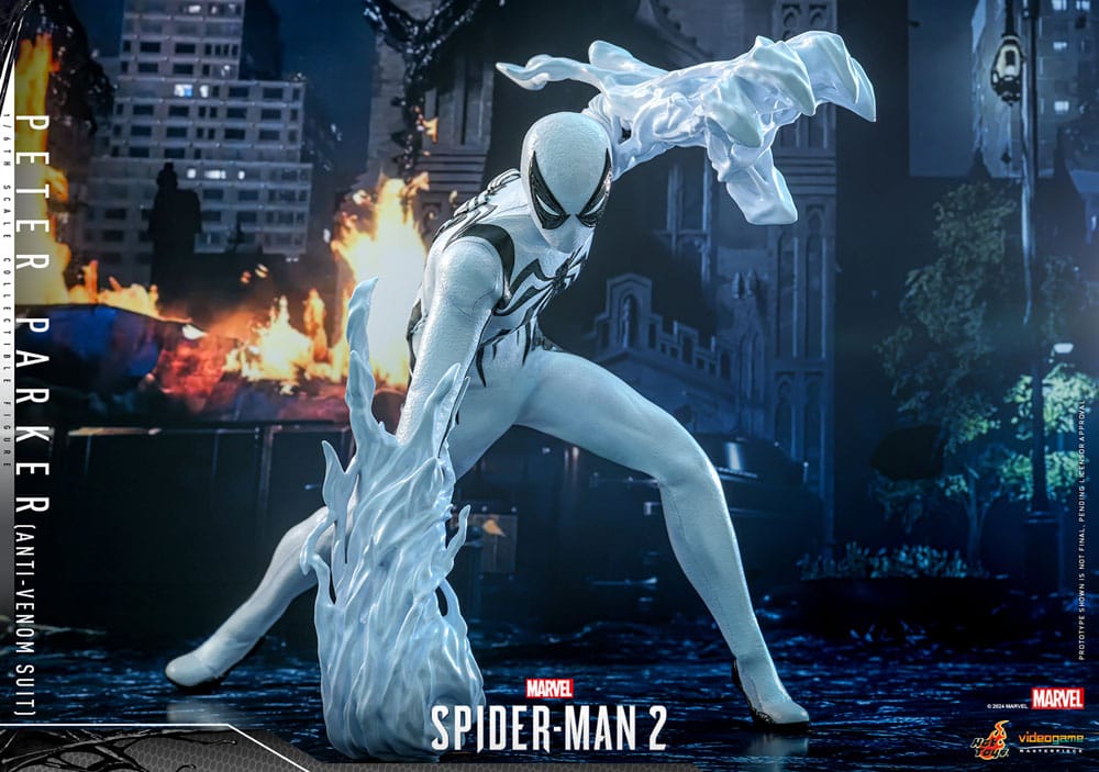 HOT TOYS - Spider-Man 2 Video Game Masterpiece Action Figure 1/6 Peter Parker (Anti-Venom Suit)