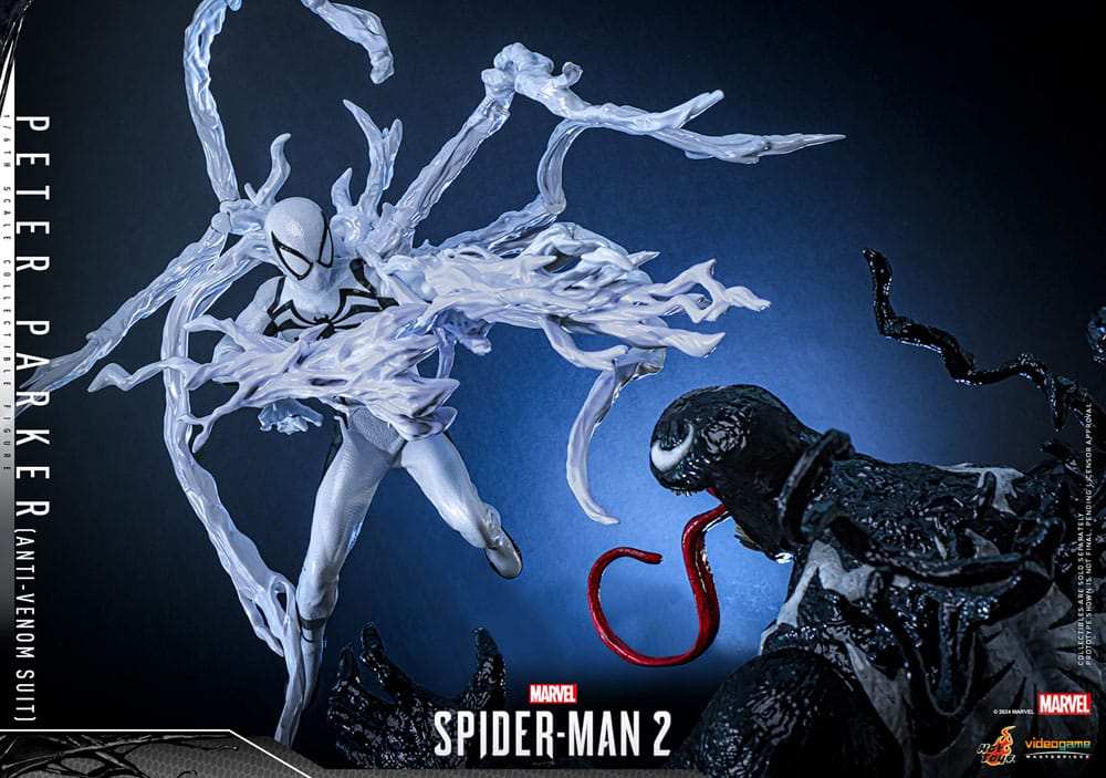 HOT TOYS - Spider-Man 2 Video Game Masterpiece Action Figure 1/6 Peter Parker (Anti-Venom Suit)