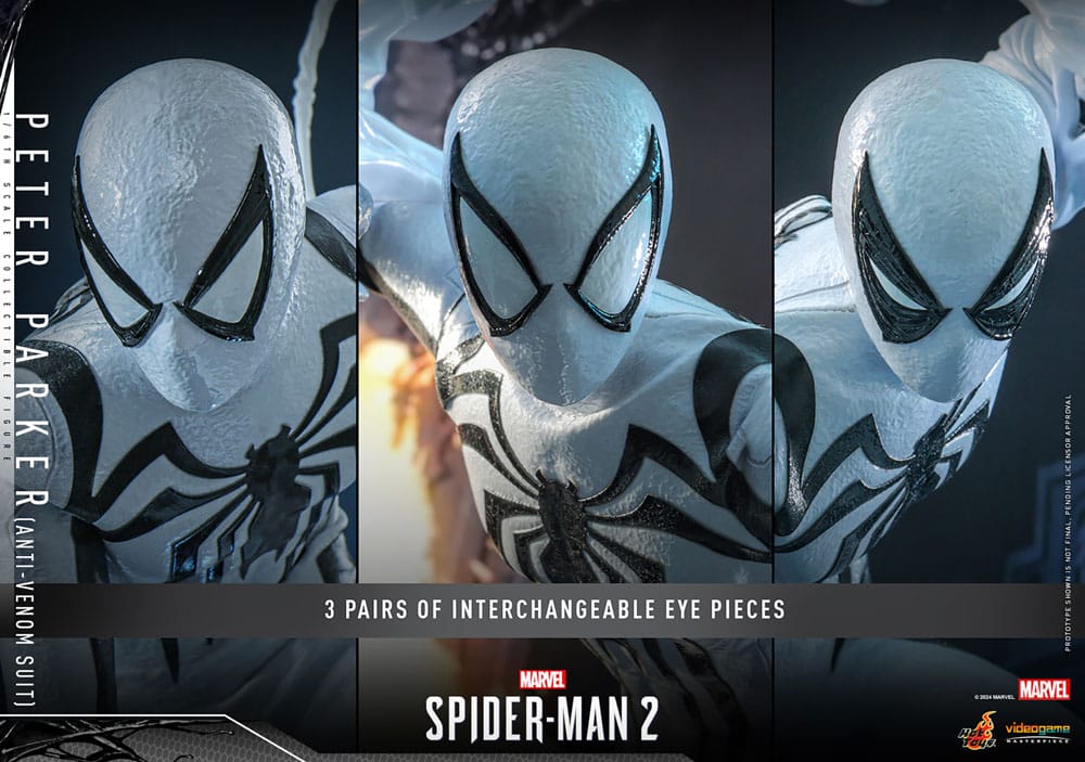 HOT TOYS - Spider-Man 2 Video Game Masterpiece Action Figure 1/6 Peter Parker (Anti-Venom Suit)